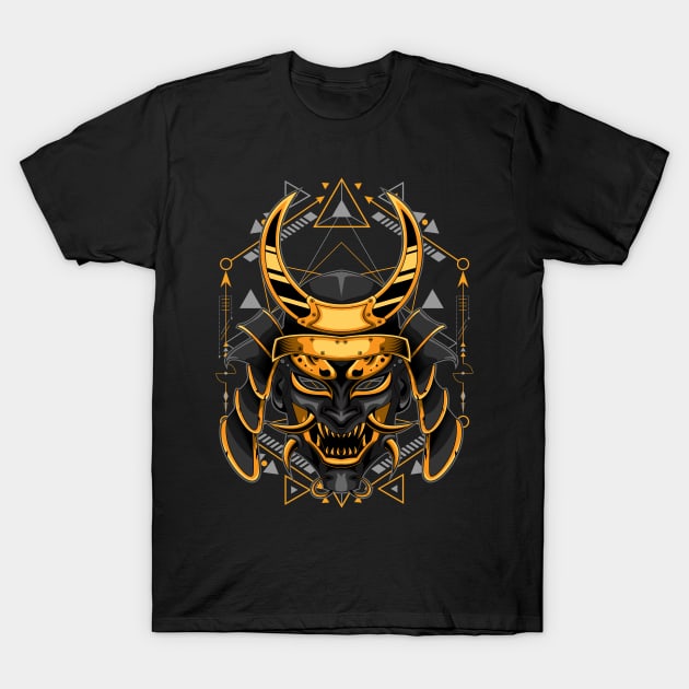 retro samurai T-Shirt by SHINIGAMII